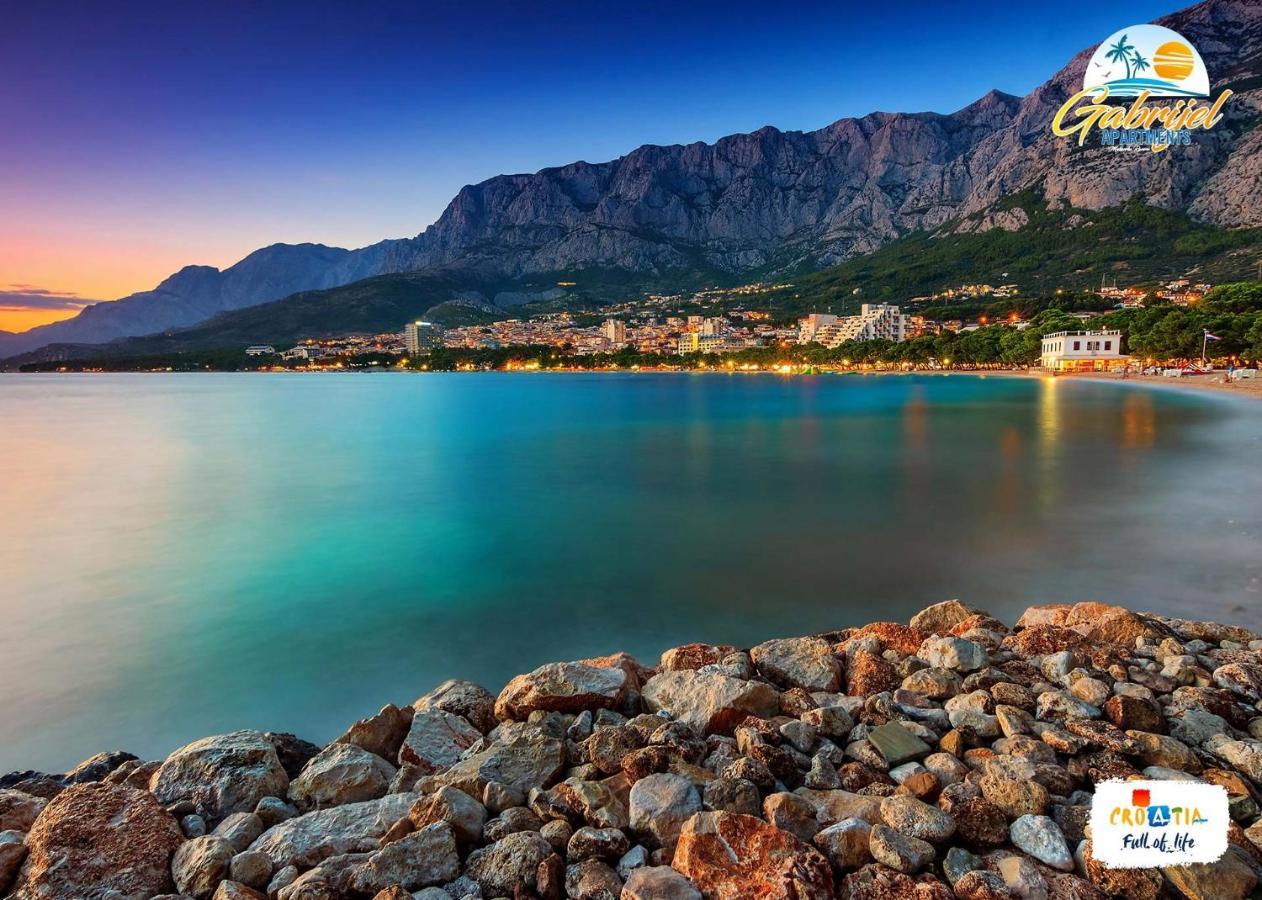 Gabrijel Apartments Makarska 1 外观 照片