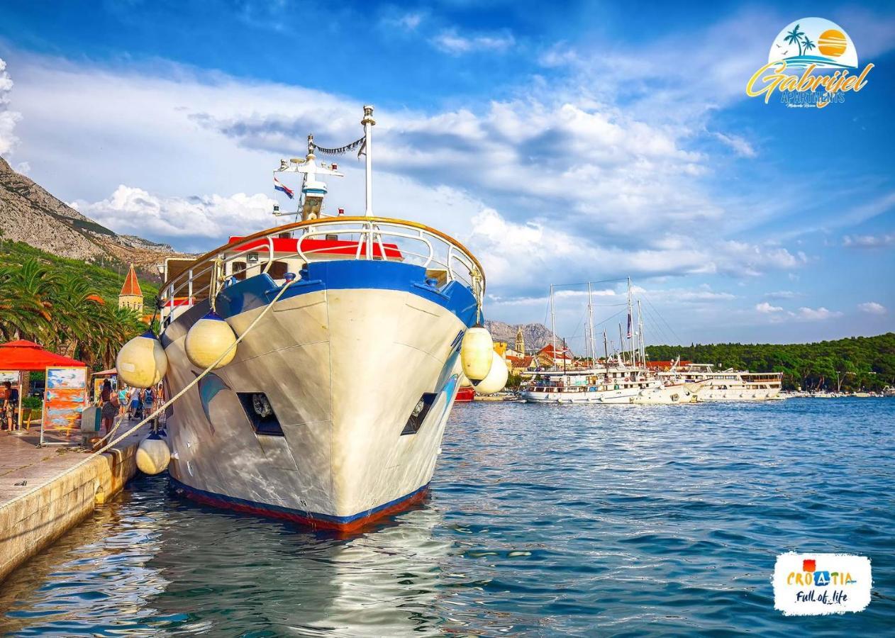 Gabrijel Apartments Makarska 1 外观 照片