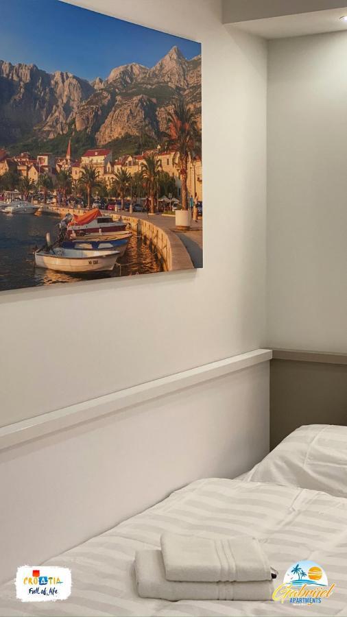 Gabrijel Apartments Makarska 1 外观 照片